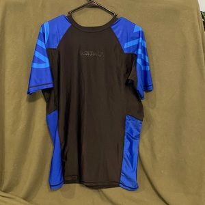 Blue and black light blend shirt